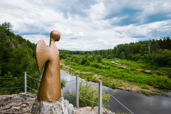 Sverdlovsk Region Russia June 2015 Nature Park Deer Streams Angel — Stock Photo, Image