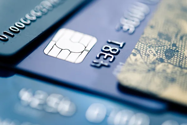 Carte di credito su sfondo — Foto Stock