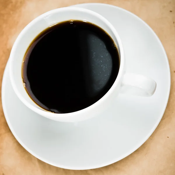 Μια κούπα ζεστό καφέ. — Φωτογραφία Αρχείου