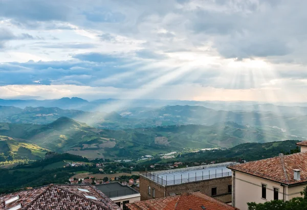 Colinas em San Marino — Fotografia de Stock