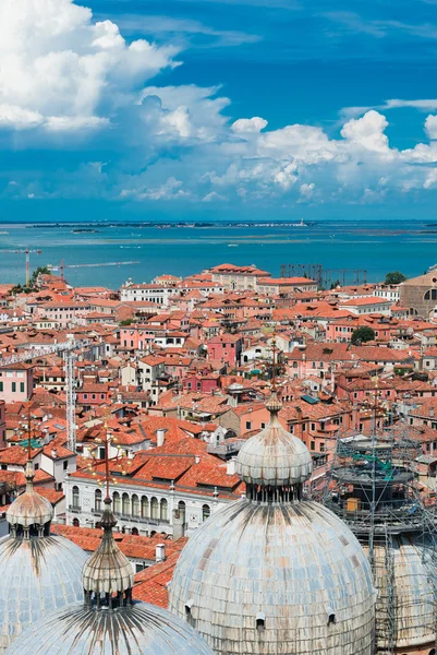 Belas vistas das casas Veneza — Fotografia de Stock