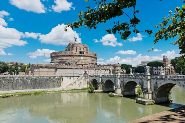 在罗马，意大利的天使城堡 — 图库照片