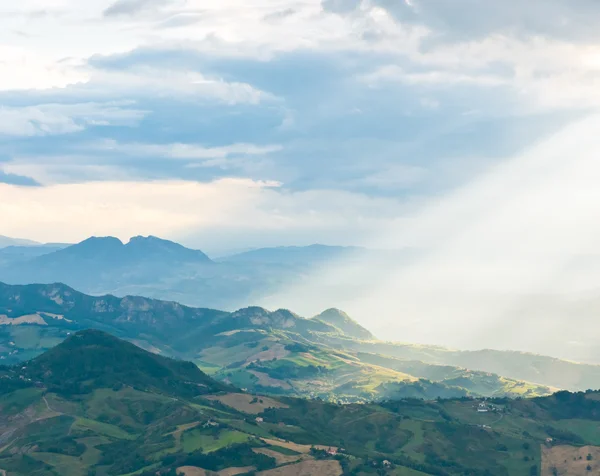 Colinas em San Marino — Fotografia de Stock