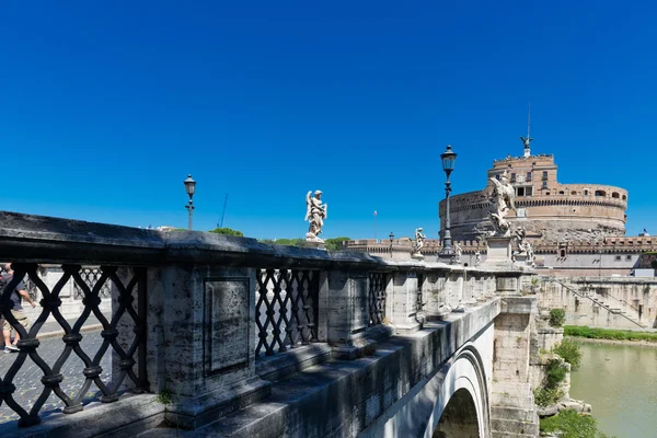 Замок Ангела в Риме, Италия — стоковое фото