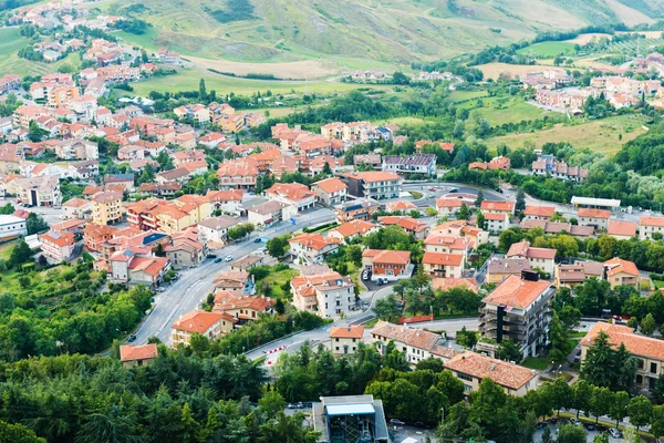 Vista desde las alturas de San Marino —  Fotos de Stock