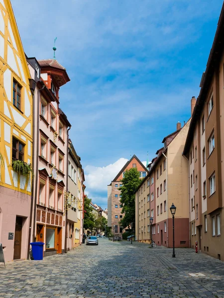 Nuremberg 'de yarı keresteli evler — Stok fotoğraf