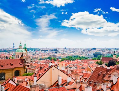View of Prague clipart
