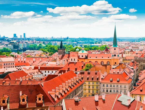 Uitzicht op Praag — Stockfoto