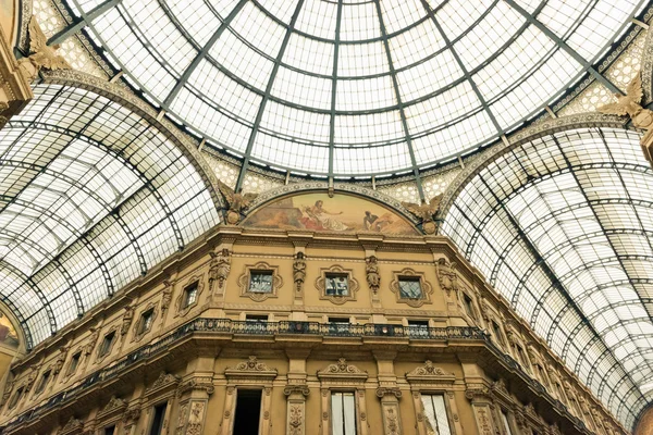 Kuppel der galeria vittorio emanuele — Stockfoto