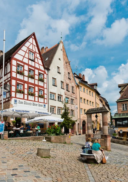 Nuremberg 'deki eski kasaba — Stok fotoğraf