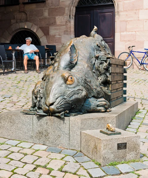 Kaninchen der hase in Nürnberg — Stockfoto