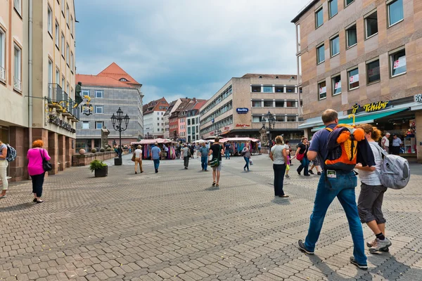 Gatan i Nürnberg — Stockfoto