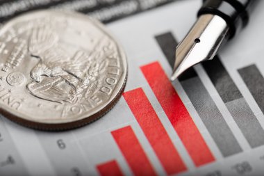 Grafikteki bir dolar 