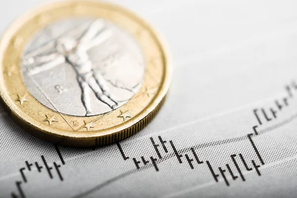 Rate of euro — Stock Photo, Image