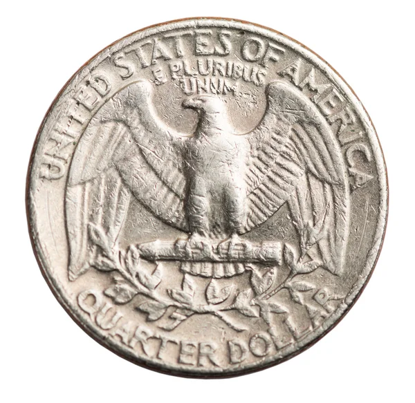 American one quarter coin — Stock Photo, Image