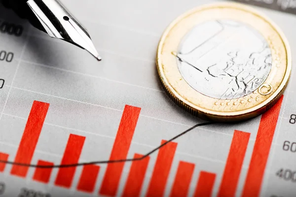 Rate of euro — Stock Photo, Image