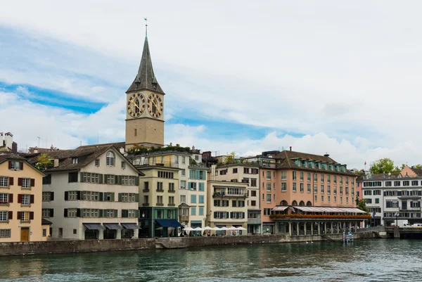 Fiume Limmat a Zurigo — Foto Stock