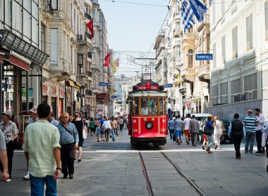 Retro tramvay İstanbul.