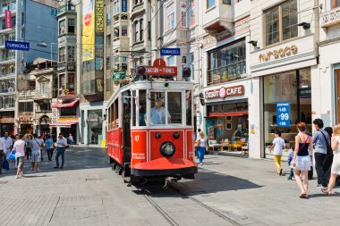 Retro tramvay İstanbul.