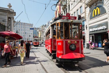 Retro tramvay İstanbul.