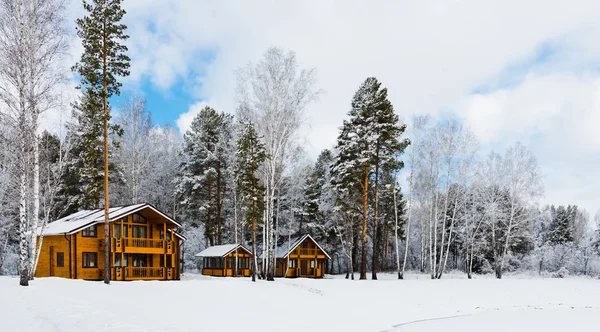 Case di legno — Foto Stock