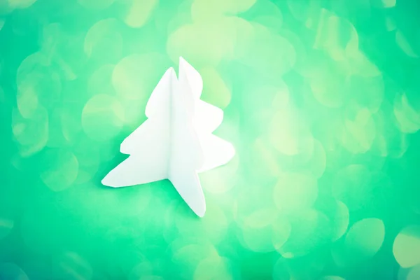 Handgemaakte kerstboom — Stockfoto