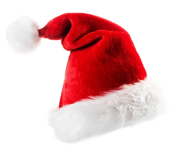 Sombrero rojo de Santa Claus — Foto de Stock