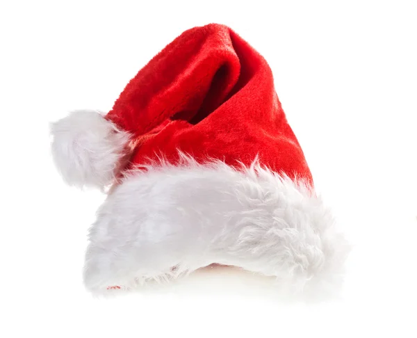 Święty Mikołaj czerwony kapelusz — Zdjęcie stockowe