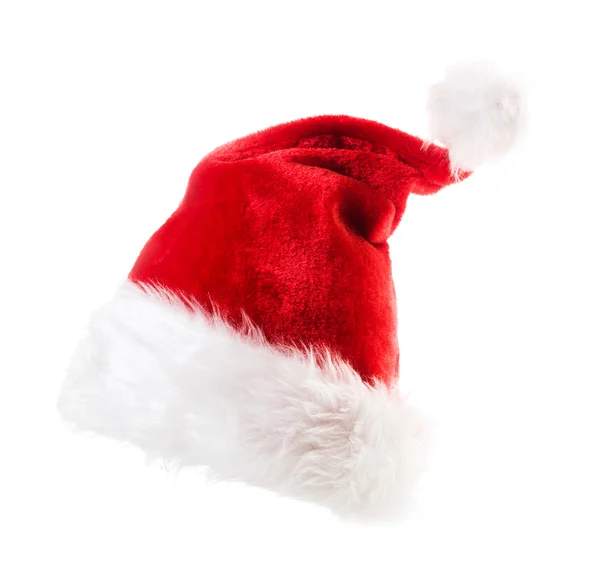 Sombrero rojo de Santa Claus — Foto de Stock