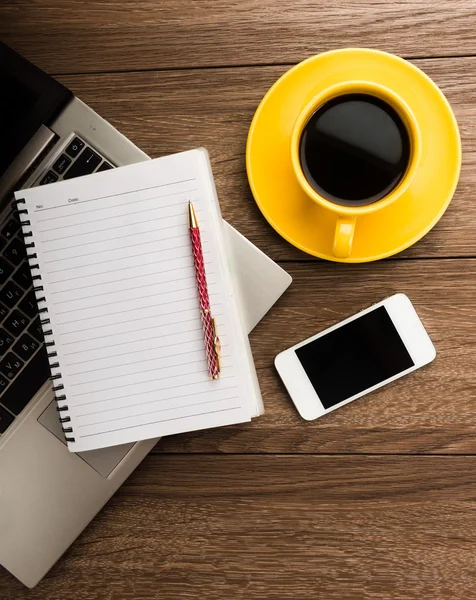 Conceito de mesa de escritório . — Fotografia de Stock