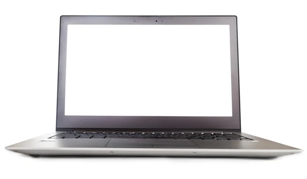 Laptop with blank screen — Stock Photo, Image