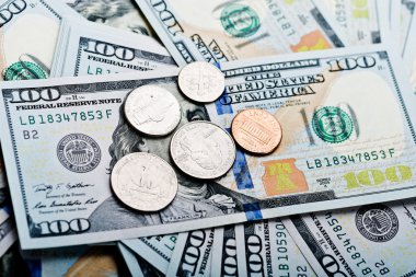 dolar ve madeni paralar