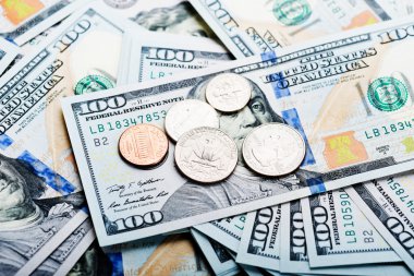 dolar ve madeni paralar