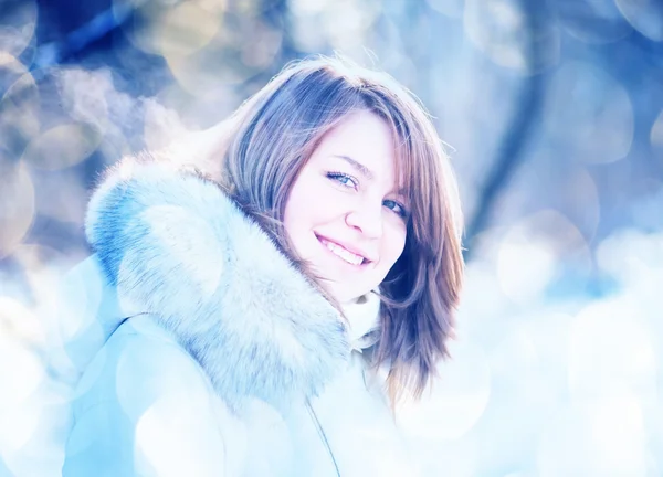 Mujer retrato de invierno — Foto de Stock