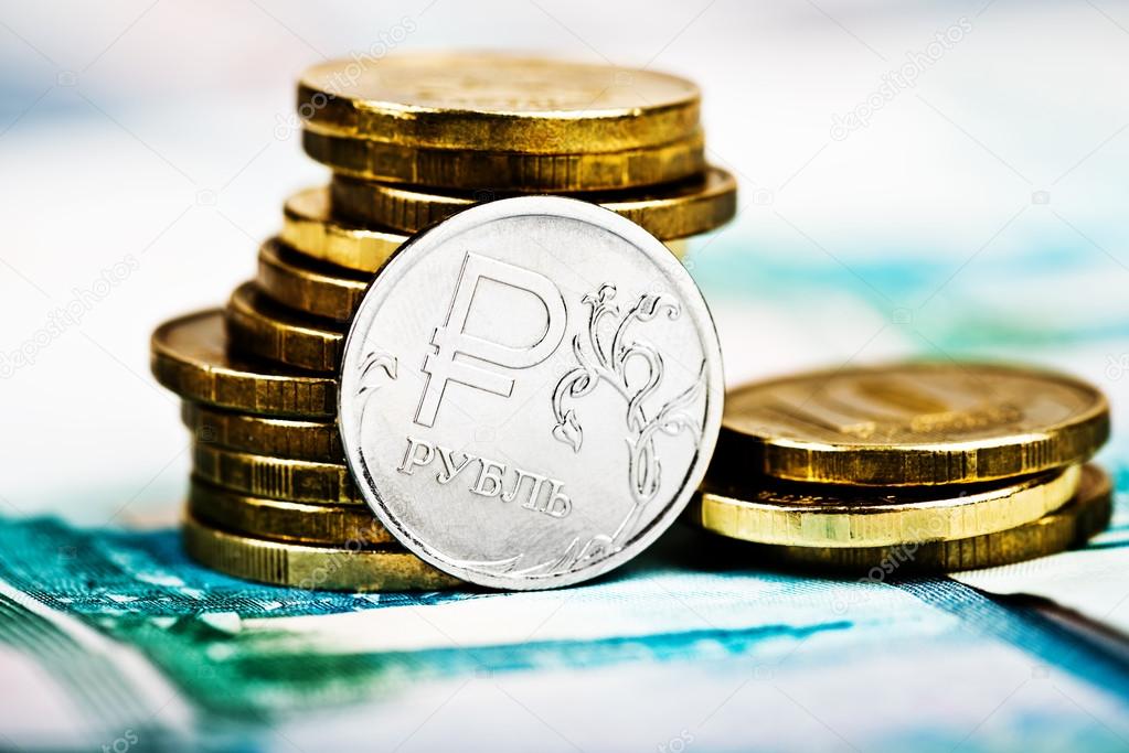 Russian ruble coins