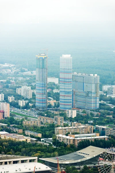 Moskevské panoráma a mraky — Stock fotografie