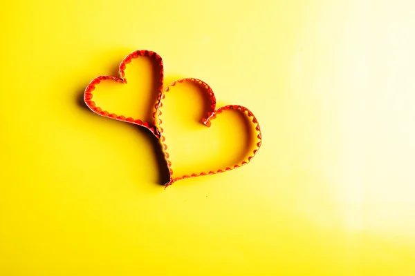 Paper heart shape symbols — Stock Photo, Image