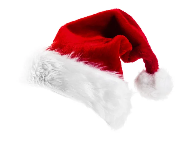 Sombrero rojo de Santa Claus — Foto de Stock