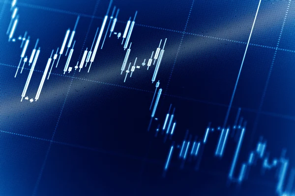 Gráficos del mercado empresarial —  Fotos de Stock