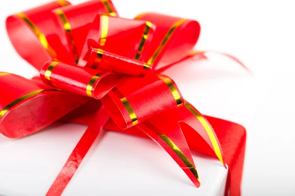 Red Ribbon Bow — Stock Photo, Image