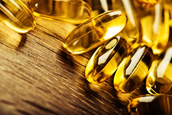 Omega 3 capsule di gel — Foto Stock