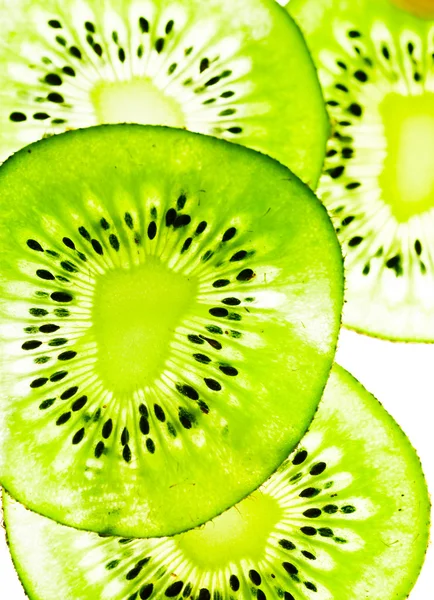 Sliced green kiwi — Stock Photo, Image