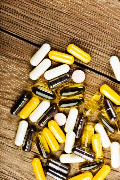 Omega 3 gel capsules — Stock Photo, Image