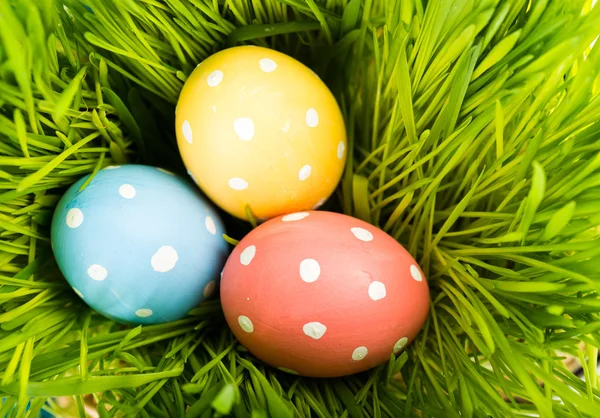 Uova di Pasqua variopinte — Foto Stock