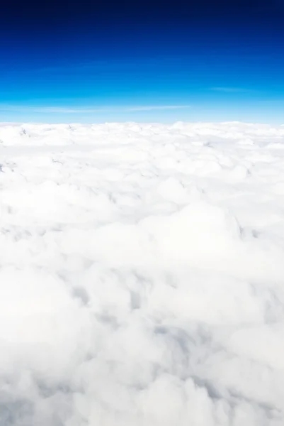 Above white clouds — Stock Photo, Image