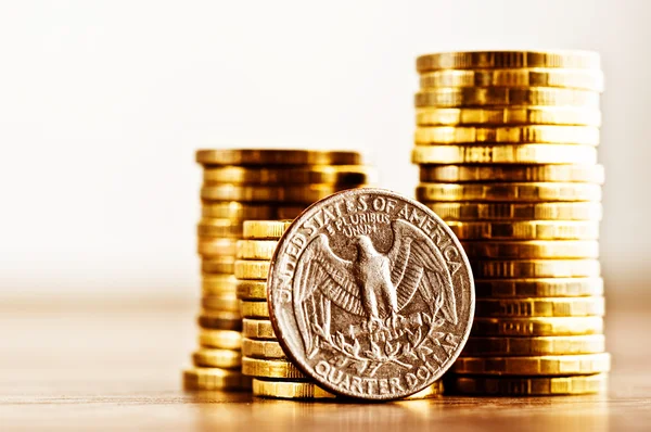 Us quarter dollar coin — Stock Photo, Image