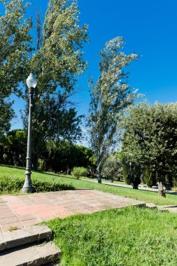 Barcelona'da Park. İspanya