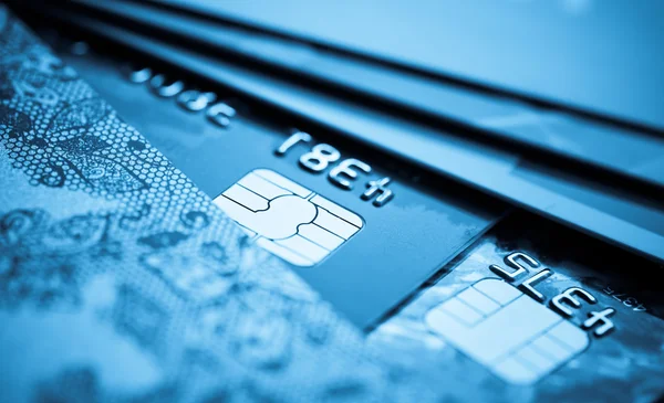 Credit cards background — Stock Photo, Image