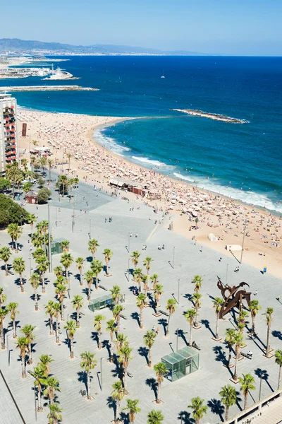 Barceloneta beach,  Barcelona — Stock Photo, Image