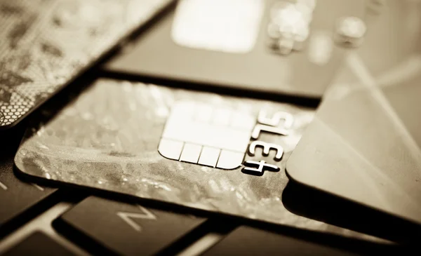 Fondo tarjetas de crédito — Foto de Stock